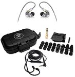 Mackie MP-460 Professional In-Ear Monitors (IEMs) With Sound Isolation and Quad Balanced Armature Drivers