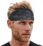 Mens Sweat Bands - Mens Headband - Head Bands Working Out Men Sports Headband Men Performance Headband Men - Athletic Headbands Men Cycling Sweat Band, Football Headbands - Sweat Bands Headbands Men