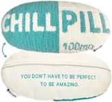 The Chill Pill Pillow | Room Decor Aesthetic TikTok Pillow | Perfect Chill Pillow and Preppy Pillows for Bed | Funky Throw Pillows | Cute Trendy Throw Pillows for Gifts