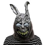 HOMELEX Frank Rabbit Mask Scary Donnie Darko Frank Mask Realistic Ghost Evil Bunny Headgear Halloween Cosplay Props for Adult