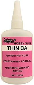 Ickysticky Thin CA Glue 120 g Premium superglue Wood, Craft, Metal, Plastic, Model Kits, DIY, Home, Office