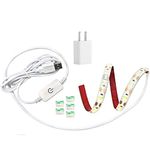 Sewing Machine Light - LED Sewing Light 6.5ft Light Strip Touch Dimmer USB Power 5V 6500K Cold White with Adhensive Tape, Compatible with All Sewing Machines