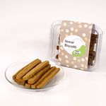 FourThirty Jowar Biscotti | Tasty Healthy Snacks | Gluten-free Snacks | Made with Coconut Sugar | Vegan | Sugar-free | No preservatives | 2 x 100 g | Pack of 2