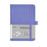 Mlife A5 Blank Journal Notebook Plain Notebook, College Ruled Notebook, 192 Pages, 5.75 * 8.38 inches, Hardcover Notebook for Writing, Journals for Work(Purple)