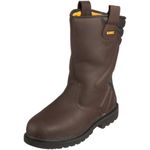 DeWALT Rigger Safety Boots Brown 8 UK Wide