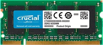 Crucial CT25664AC667 2 GB DDR2 667 MHz (PC2-5300) CL5 SODIMM 200-Pin Memory