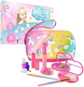 Unicorn Collection Realistic Pretend Makeup Set by Make it Up (NOT Real Makeup)