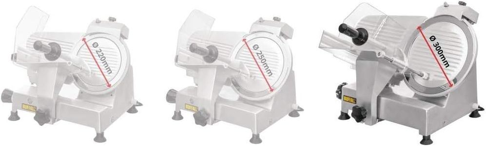 Buffalo Meat Slicer 300mm – Commercial Electric Food Cutter