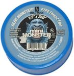 Millrose 70660 Monster Roll PTFE Thread Seal Tape, 1/2-Inch x 260-Inch, Blue