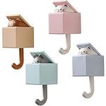 Mruyhtop 4PCS Cat Pop Up Key Holder