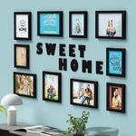 amazon basics Synthetic Photo Frames | Quotes Wall Hanging Frames for Bedroom, Home, Office | Sweet Home