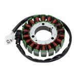 GOOFIT 18 Coil 3 Wire Magneto Stator Coil Ignition Generator Replacement For FZ6 2004-2009