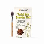 SHAINKO Herbal Facial Hair Remover Waxing Powder for Women No Harmful Chemicals, No Irritation, No Skin Rashes, Natural Face Hair Removal Waxing Powder (FAICAL PACK OF 150 GM)…