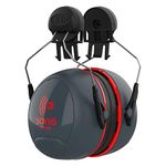 JSP Sonis3 Helmetmounted Ear Defenders SNR 36 (AEB040-0C1-A00), One size