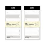 SOLO Set of 2 Daily Planner, Undated, To Do List, 90 Tear Off Sheets, 8.5"x4” Pad, Daily Schedule Planner, 80 GSM Paper