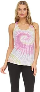 DARESAY Tie Dye Tank Tops for Women & Men, Trendy Sleeveless Tank Top Clothing Tee Shirts for Summer, Beach, Workout
