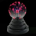 3 in Magic Plasma Ball Lamp, Plasma Electric Nebula Lightening Ball, Touch Sensitive Interactive Plasma Lamp Nebula Sphere Globe for Gifts