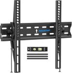 MOUNTUP UL Listed TV Wall Mount, Tilting TV Bracket for Most 26-60 Inch LED LCD OLED Flat/Curved TVs, Low Profile TV Mount Save Spacing - Fits 12" to 16" Stud, Max VESA 400x400mm up to 99 LBS, MU0007