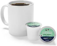 AmazonFresh 80 Ct. Organic Fair Trade K-Cups, Sumatra Dark Roast, Keurig K-Cup Brewer Compatible