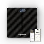 The Cube Club PrecisionFit Digital Weighing Scale Body Fat Analyzer and Fitness Body Composition Monitor Weight Machine (Carbon Fibre, Weight Capacity- 180kg, 2.5 Year Warranty)