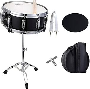 ADM Student Snare Drum Set with Case Sticks Stand and Practice Pad Kit