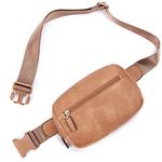 Telena Belt Bag for Women PU Leather Fanny Pack Crossbody Bags for Women Waist Bag with Adjustable Strap