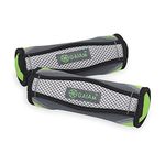 Gaiam Hand Weights for Women & Men Soft Dumbbell Walking Hand Weight Sets with Hand Strap - Walking, Running, Physical Therapy, Aerobics - 4lb Set (2 x 2lb weights) Lime, pack of 1(2count)