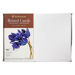 Strathmore 400 Series Cards, Bristol, 5x6.875 inches, 100 Pack, Envelopes Included - Custom Greeting Cards for Weddings, Events, Birthdays