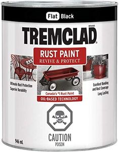 Rust-Oleum Tremclad Oil-Based Rust Paint in Flat black 946ml