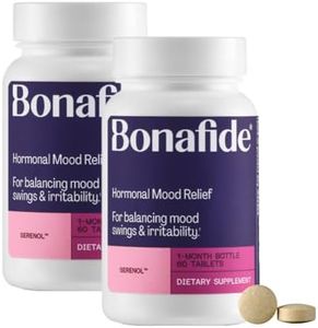 Serenol by Bonafide. Relief from Hormonal Mood Swings, Irritability, & PMS Bloating. — 2-Month Supply (120 Tablets)