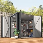 AECOJOY Shed Outdoor Bike Storage S