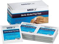 Alcohol Prep Pads, Sterile, Medium, 2-Ply Cotton Gauze - Individually Wrapped (300 Count)