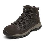 NORTIV 8 Men's Waterproof Hiking Boots Outdoor Mid Trekking Backpacking Mountaineering Shoes, Brown, 12