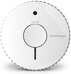 FireAngel FA6115-FRT Détecteur de Fumée Optique certifié NF, Détecteur Incendie pour Maison et Caravane, Durée de Vie de 10 Ans, Remplace Le ST-625