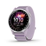 Garmin approach J1, 43mm Junior GPS Golf watch, AMOLED screen, touchscreen, slim, lightweight design, 43,000+ pre loaded courses, pace of play timer, up to 10 days, Lilac