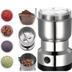 BADHI ENTERPRISE Stainless Steel Nima Multifunctional Coffee Grinder & Smash Machine – Electric Grinder for Coffee Beans, Household Mixer, and Coffee Maker, Portable for Home & Office (Pack of 1)