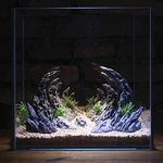 AWXZOM “Soul Valley” Aquarium Ornaments Aquarium Decoration Model Kits, Include 7 pcs Resin Imitation Stone