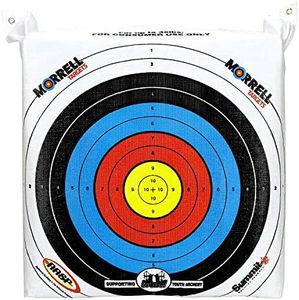 Morrell Lightweight Outdoor Portable Youth Kids Range NASP Field Point Archery Bag Target with 2 Sides and 4 Shooting Spots for 30 Pound Bows M-109