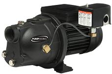 Red Lion 1/2 HP, 7.4 GPM, 115/230 Volt PWJET50 Cast Iron Shallow Well Jet Pump, Black, 97080501