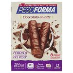 Pesoforma Bars Chocolate Milk 6 Meals 12 Pieces