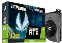 ZOTAC Gaming GeForce RTX 3050 ECO Solo 8GB GDDR6 Graphics Card | 128-bit 14 Gbps Upto 1777 MHz GPU | 3 DP 1 HDMI PCI Express 4.0 8X Interface | 5 Years (3 + 2 Years Extended Warranty)