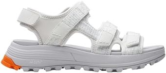 Clarks Women's ATL Trek Sun Sandal, Off White Combi, 7 UK