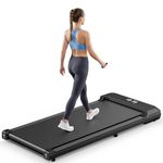 OWLSKY Walking Pad, 3 in 1 Under Desk Treadmill for Home & Office, 2.5HP Quiet Compact Treadmill Max 250lbs with Smart App,Remote Control & LED Display