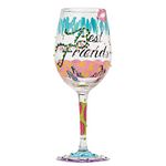 Lolita Best Friends Always Wine Glass