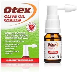 Otex Olive Oil Ear Spray for Natural, Gentle Removal of Excessive, Hardened Ear Wax. Bottle with Spray Applicator 10ml