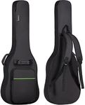 CAHAYA Electric Guitar Bag Gig Bag 0.3inch Thick Padding Backpack Soft Electric Guitar Case Green CY0293