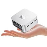 ACEMAGICIAN Vista V1 Smallest Mini PC Windows 11 Pro, Ιntel Alder Lake N97(Beat N95/N100,up to 3.60GHz), 16GB DDR4 512GB SSD Mini Office Desktop PC, Support 4K@60Hz Display/5G WiFi/Bluetooth/USB3.2