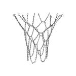 CLISPEED Heavy Duty Basketball Replacement Chain Net Steel Chain Basketball Net Standard Galvanized Steel Chain Basketball Net Rust Proof Easy to Install for Indoor Outdoor Basketball Hoop