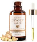 YANIBEST 100% Organic Ginger Essentail Oil, Improve in Scalp Health, Nourish Strengthen Hair Roots, Hair Oil Treatment, More Shinier and Healthier, for All Hair Types