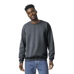 Gildan Fleece Crewneck Sweatshirt, Style G18000, Multipack, Dark Heather (1-Pack), Large